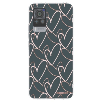 Picasee husă transparentă din silicon pentru Vivo X60 Pro 5G - Lots of love
