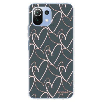 Picasee husă transparentă din silicon pentru Xiaomi 11 Lite 5G NE - Lots of love
