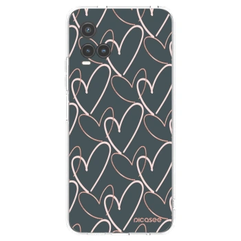 Picasee husă transparentă din silicon pentru Vivo Y33s - Lots of love