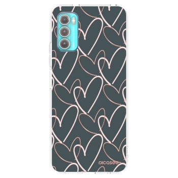 Picasee husă transparentă din silicon pentru Motorola Moto G60 - Lots of love