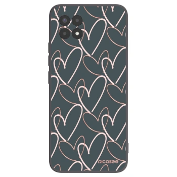 Picasee husă neagră din silicon pentru Realme 8i - Lots of love