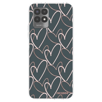 Picasee husă transparentă din silicon pentru Realme 8i - Lots of love