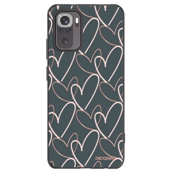 Picasee husă neagră din silicon pentru Xiaomi Redmi Note 11S 4G - Lots of love