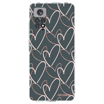 Picasee husă transparentă din silicon pentru Xiaomi Redmi Note 11S 4G - Lots of love