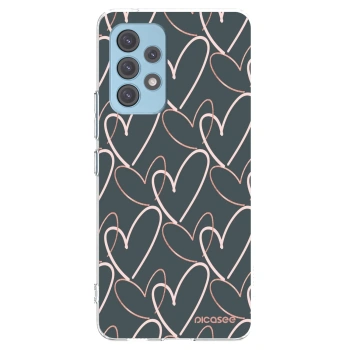 Picasee husă transparentă din silicon pentru Samsung Galaxy A53 5G A536 - Lots of love