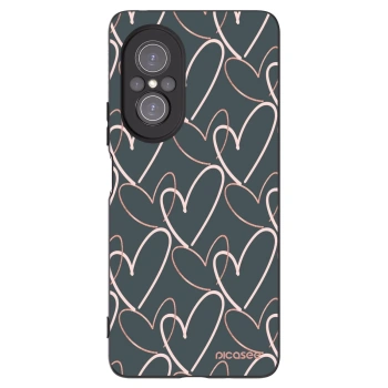 Picasee husă neagră din silicon pentru Huawei Nova 9 SE - Lots of love
