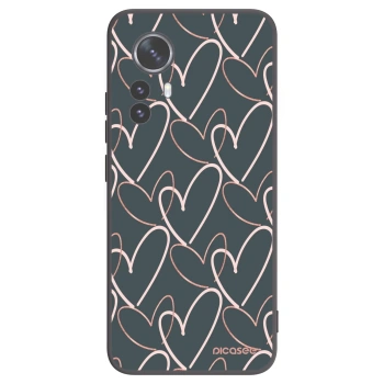 Picasee husă neagră din silicon pentru Xiaomi 12 Pro - Lots of love