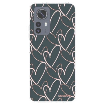 Picasee husă transparentă din silicon pentru Xiaomi 12 Pro - Lots of love
