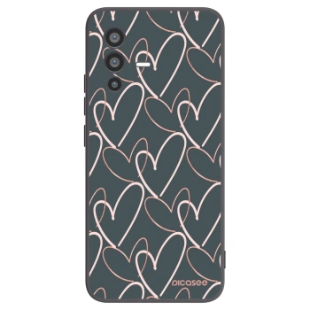 Picasee husă neagră din silicon pentru Vivo V23 5G - Lots of love