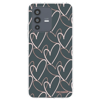 Picasee husă transparentă din silicon pentru Vivo V23 5G - Lots of love