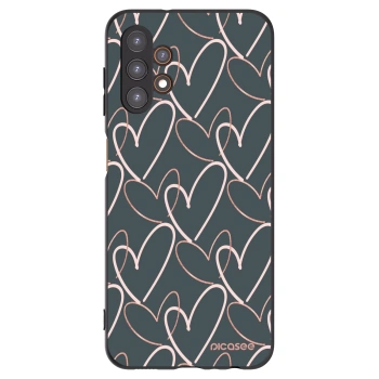 Picasee husă neagră din silicon pentru Samsung Galaxy A13 4G A135 - Lots of love