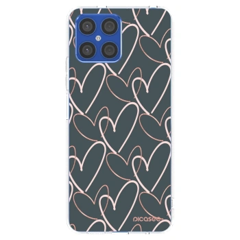 Picasee husă transparentă din silicon pentru Honor X8 4G - Lots of love