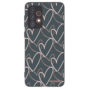 Picasee husă neagră din silicon pentru Samsung Galaxy A33 5G A336 - Lots of love