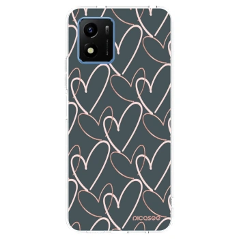 Picasee husă transparentă din silicon pentru Vivo Y01 - Lots of love