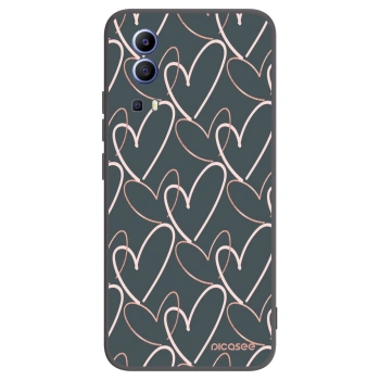 Picasee husă neagră din silicon pentru Vivo Y52 5G - Lots of love