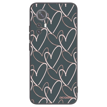 Picasee husă neagră din silicon pentru Xiaomi 12X - Lots of love