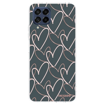 Picasee husă transparentă din silicon pentru Samsung Galaxy M53 5G - Lots of love