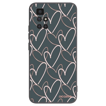 Picasee husă neagră din silicon pentru Xiaomi Redmi 10 (2022) - Lots of love