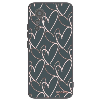 Picasee husă neagră din silicon pentru Xiaomi 12 Lite - Lots of love