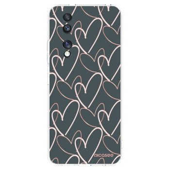 Picasee husă transparentă din silicon pentru Honor 70 - Lots of love