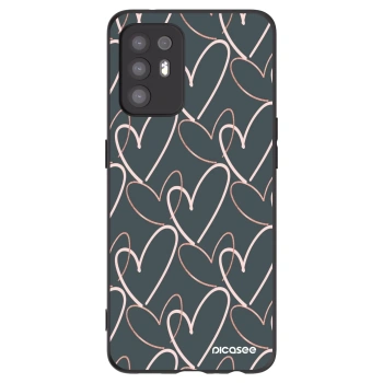 Picasee husă neagră din silicon pentru OPPO A94 5G - Lots of love