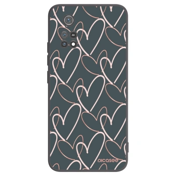 Picasee husă neagră din silicon pentru Xiaomi Poco M4 Pro - Lots of love