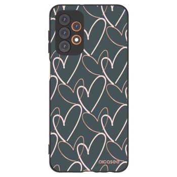 Picasee husă neagră din silicon pentru Samsung Galaxy A23 A236B 5G - Lots of love