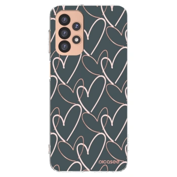 Picasee husă transparentă din silicon pentru Samsung Galaxy A23 A236B 5G - Lots of love