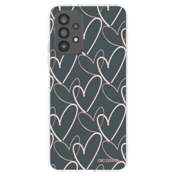 Picasee husă transparentă din silicon pentru Samsung Galaxy A73 5G - Lots of love