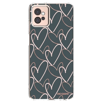 Picasee husă transparentă din silicon pentru Motorola Moto G32 - Lots of love