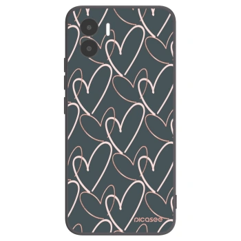 Picasee husă neagră din silicon pentru Xiaomi Redmi A1 - Lots of love