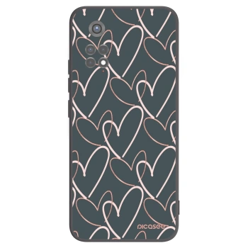 Picasee husă neagră din silicon pentru Xiaomi Redmi Note 11S 5G - Lots of love