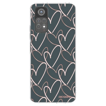 Picasee husă transparentă din silicon pentru Xiaomi Redmi Note 11S 5G - Lots of love