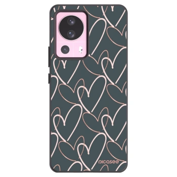 Picasee husă neagră din silicon pentru Xiaomi 13 Lite - Lots of love