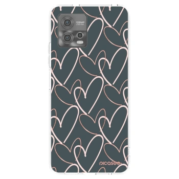 Picasee husă transparentă din silicon pentru Motorola Moto G72 - Lots of love