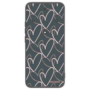 Picasee husă neagră din silicon pentru Honor Magic5 Lite 5G - Lots of love