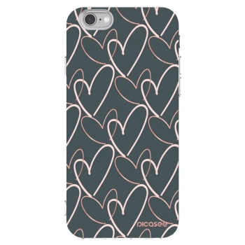 Picasee husă transparentă din silicon pentru Apple iPhone 6/6S - Lots of love