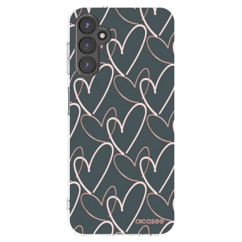Picasee husă transparentă din silicon pentru Samsung Galaxy A14 5G A146P - Lots of love