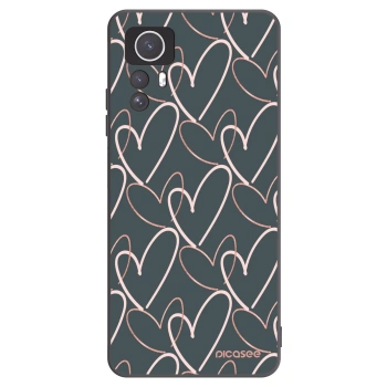 Picasee husă neagră din silicon pentru Xiaomi Redmi Note 12S - Lots of love