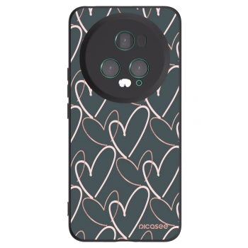 Picasee husă neagră din silicon pentru Honor Magic5 Pro - Lots of love