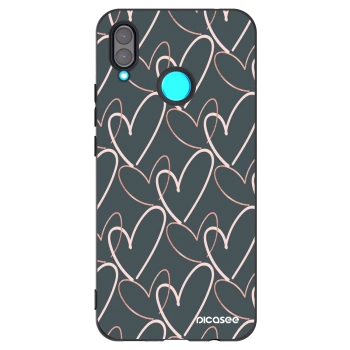Picasee husă neagră din silicon pentru Huawei Nova 3 - Lots of love
