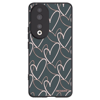Picasee husă neagră din silicon pentru Honor 90 5G - Lots of love