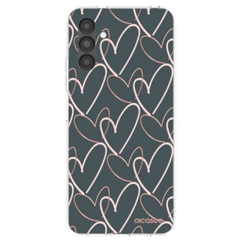 Picasee husă transparentă din silicon pentru Samsung Galaxy A04s A047F - Lots of love