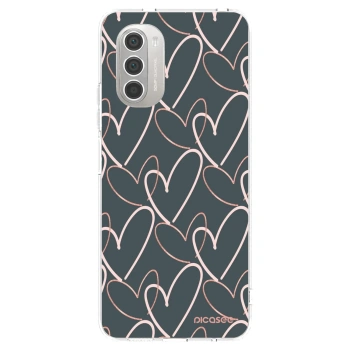 Picasee husă transparentă din silicon pentru Motorola Moto G51 - Lots of love