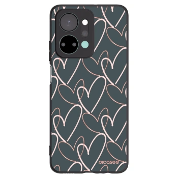 Picasee husă neagră din silicon pentru Honor X7a - Lots of love