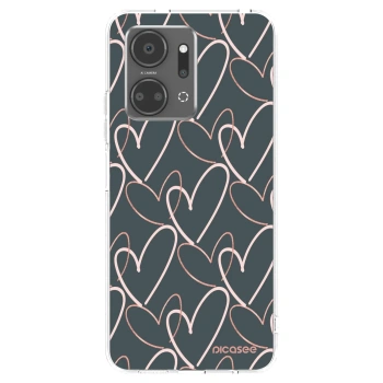 Picasee husă transparentă din silicon pentru Honor X7a - Lots of love