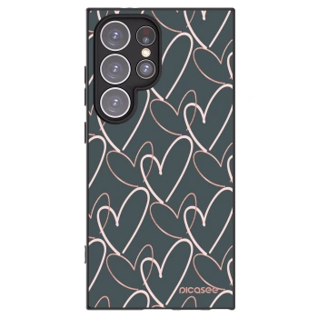 Picasee husă neagră din silicon pentru Samsung Galaxy S24 Ultra S928B 5G - Lots of love