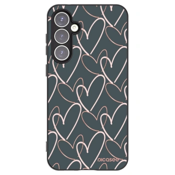 Picasee husă neagră din silicon pentru Samsung Galaxy S23 FE S711B - Lots of love
