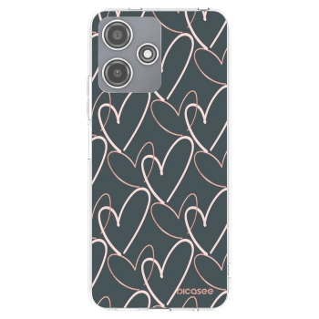 Picasee husă transparentă din silicon pentru Xiaomi Redmi 12 5G - Lots of love