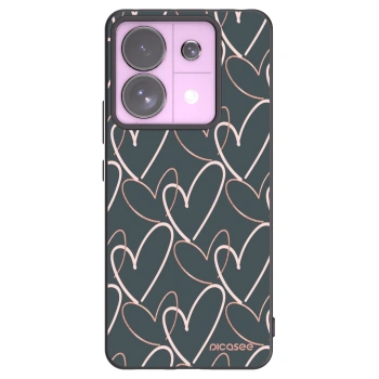 Picasee husă neagră din silicon pentru Xiaomi Redmi Note 13 Pro 5G - Lots of love